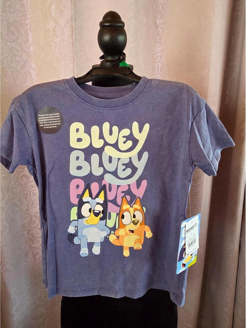 Bluey Toddler Graphic Crewneck Tee with Short Sleeves - Size 5T